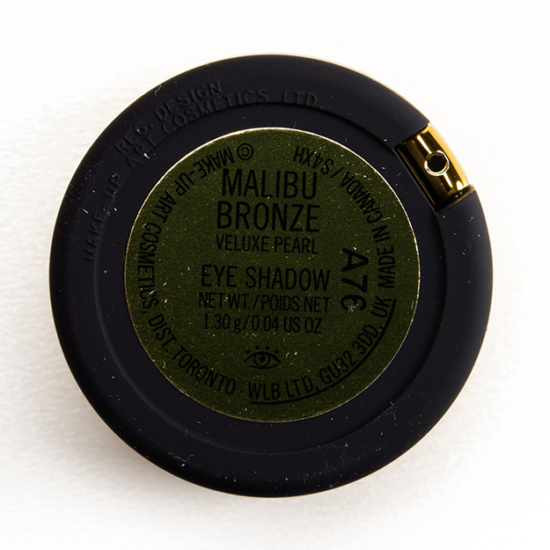 MAC Malibu Bronze Eyeshadow Review & Swatches