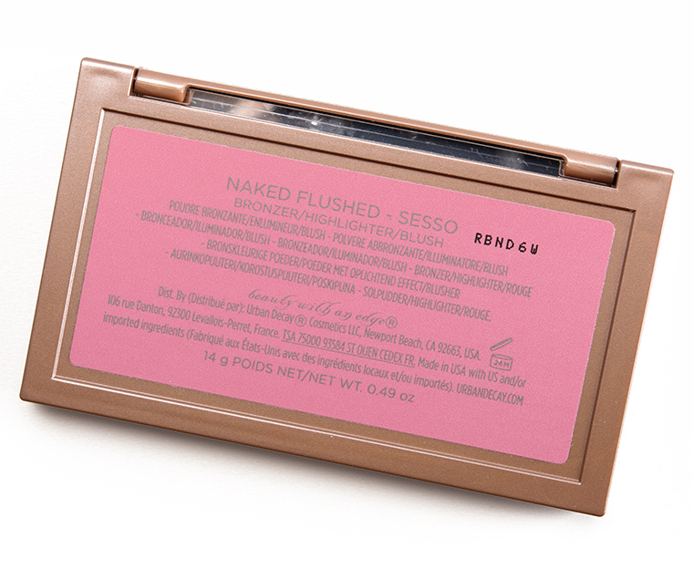 Urban Decay Sesso Naked Flushed Cheek Palette