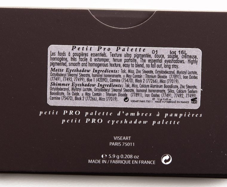 Viseart Petit Pro (01) Petit Pro Palette