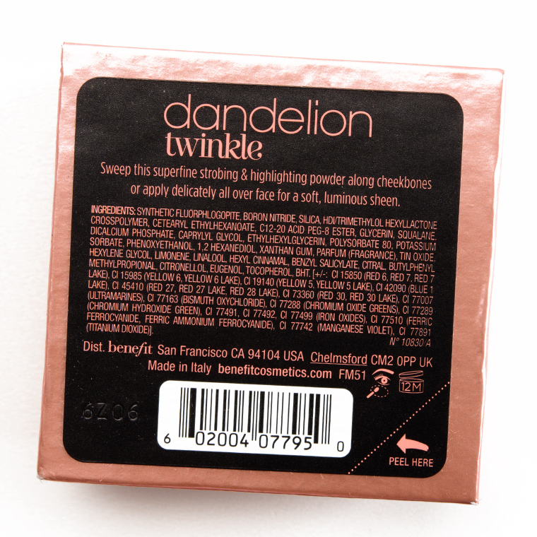 Benefit Dandelion Twinkle Powder Highlighter