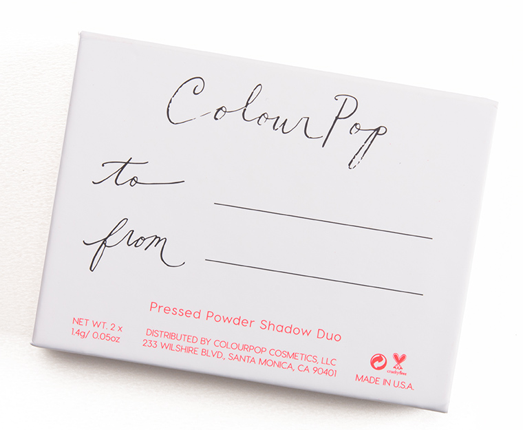 ColourPop Boyfriend Stealer Pressed Powder Eye Duo