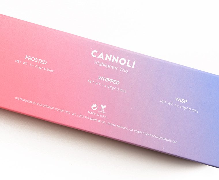 ColourPop Cannoli Highlighter Trio