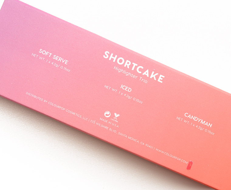 ColourPop Shortcake Highlighter Trio
