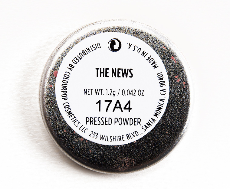 ColourPop The News Pressed Powder Shadow