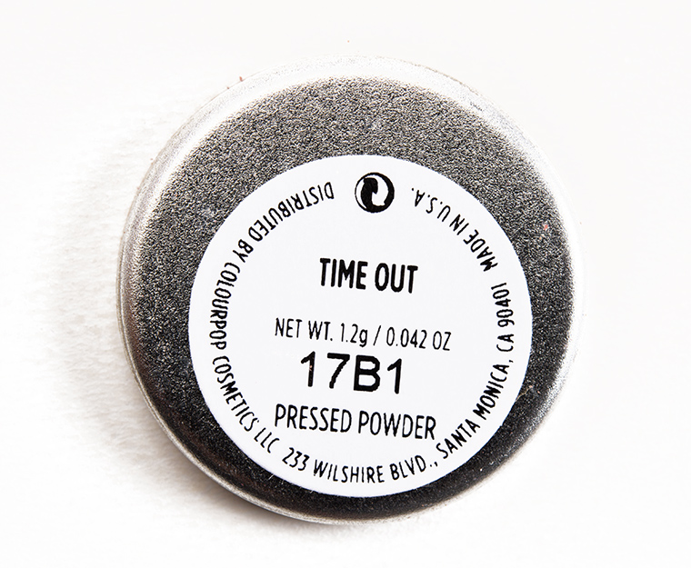 ColourPop Time Out Pressed Powder Shadow