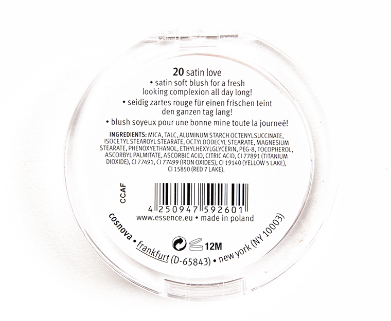 Essence Satin Love Satin Touch Blush