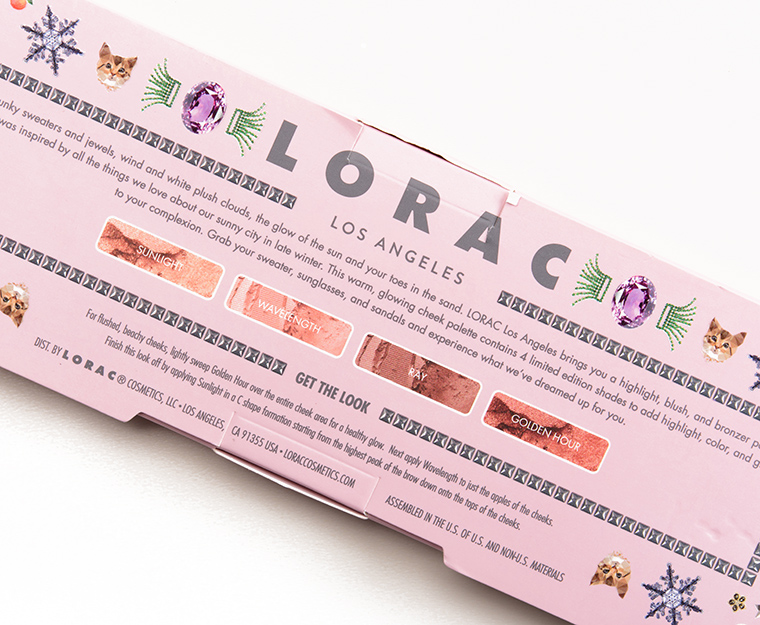 LORAC California Dreaming Cheek Palette