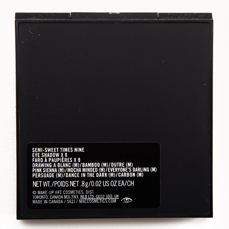 MAC Semi-Sweet Times Nine Eyeshadow x 9 Palette