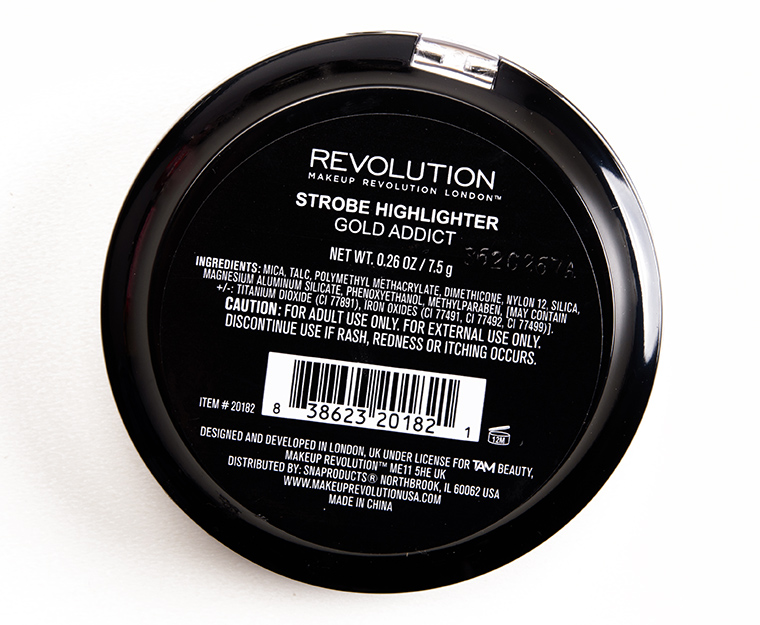 Makeup Revolution Gold Addict Strobe Highlighter