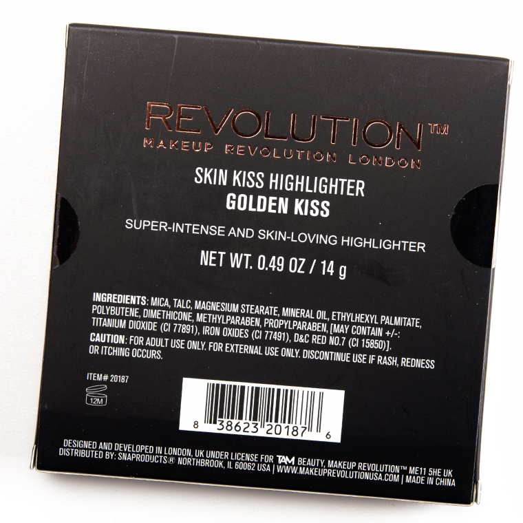 Makeup Revolution Golden Kiss Skin Kiss