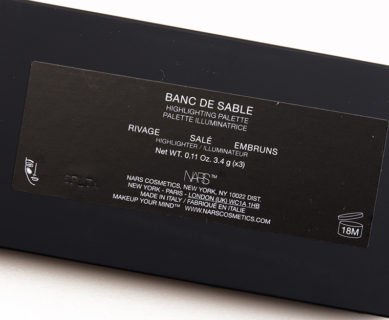 NARS Banc de Sable Highlighter Palette