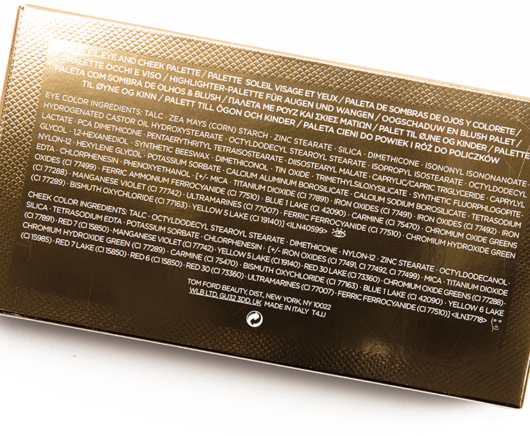 Tom Ford Beauty Solar Exposure Soleil Eye & Cheek Palette