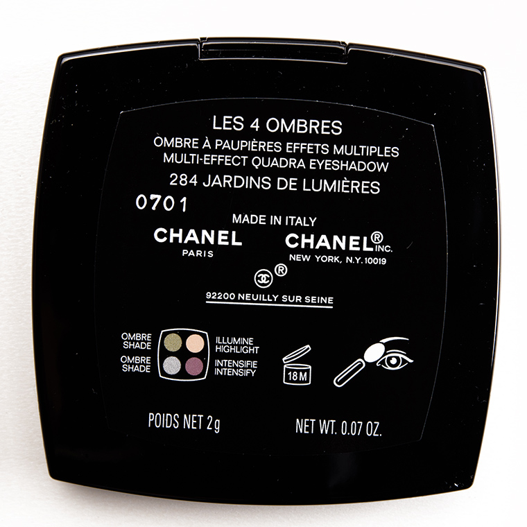Chanel Jardins de Lumieres Les 4 Ombres Multi-Effect Quadra Eyeshadow