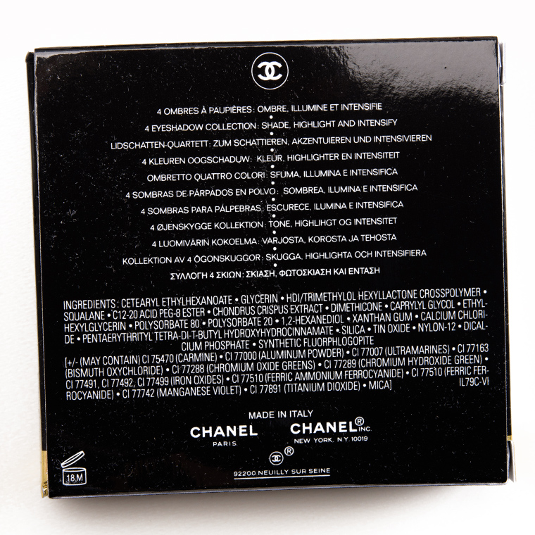 Chanel Jardins de Lumieres Les 4 Ombres Multi-Effect Quadra Eyeshadow