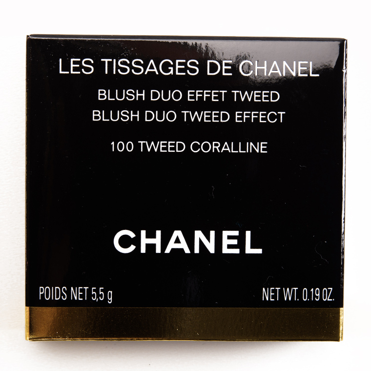 Chanel Tweed Coralline Les Tissages de Chanel Blush Duo Tweed Effect