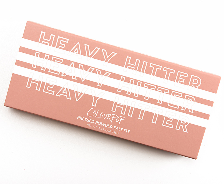 ColourPop Heavy Hitter 4-Pan Pressed Powder Shadow Palette