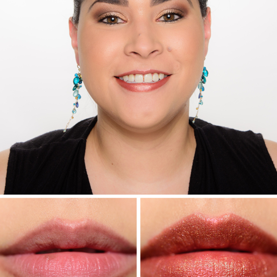 Estee Lauder Tiger Eye HiLustre Pure Color Envy Lipstick Review & Swatches