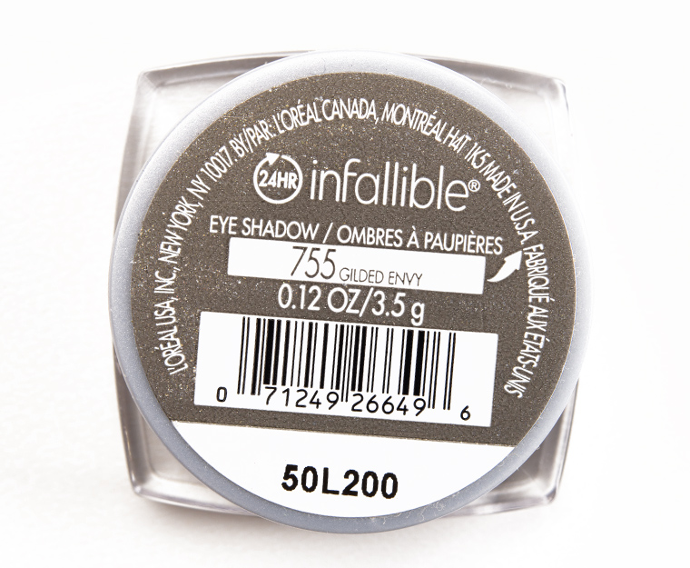 L'Oreal Gilded Envy (755) Infallible 24-Hour Eyeshadow