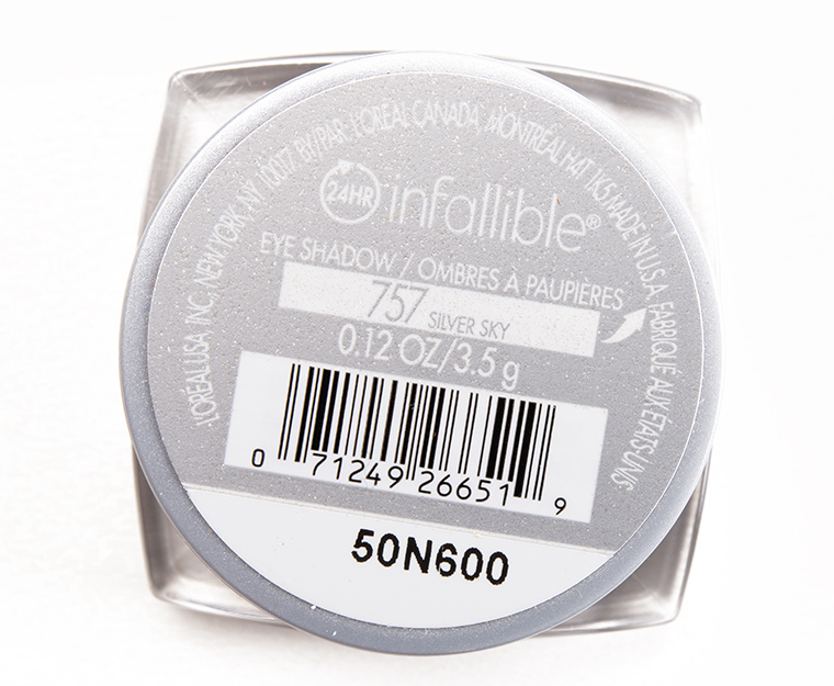 L'Oreal Silver Sky (757) Infallible 24-Hour Eyeshadow