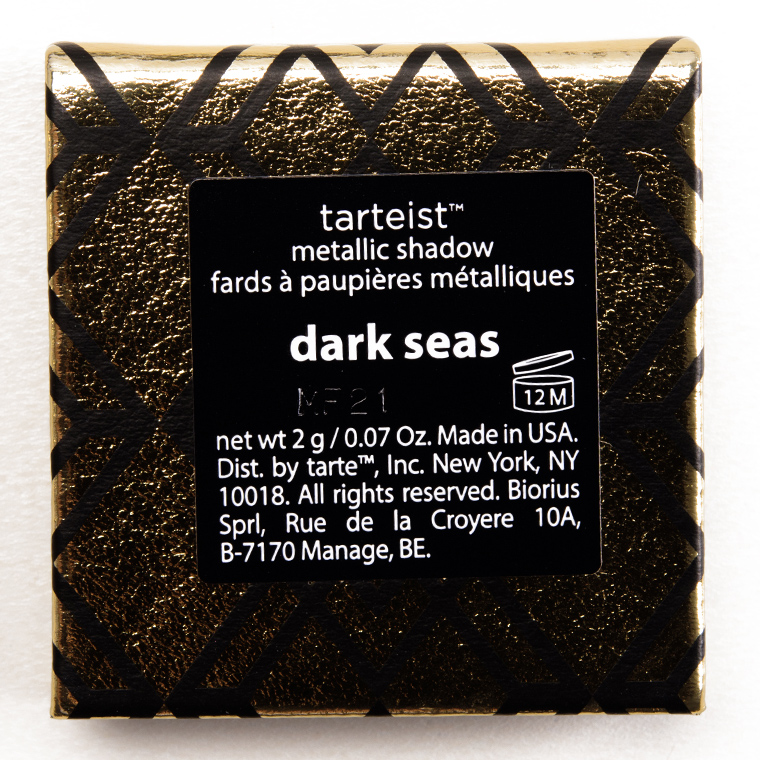 Tarte Dark Seas Metallic Shadow