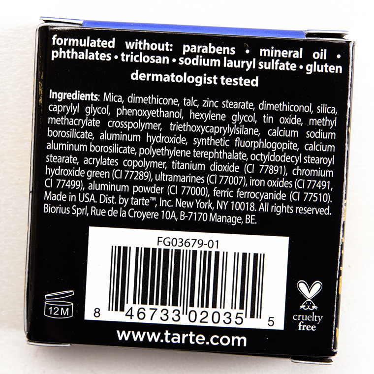 Tarte Dark Seas Metallic Shadow