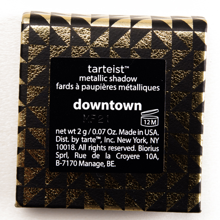 Tarte Downtown Metallic Shadow