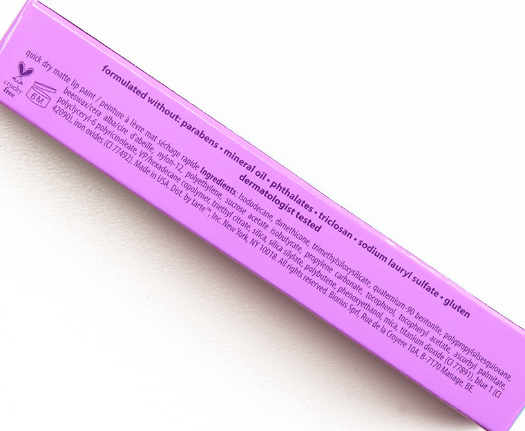 Tarte Fairytale Tarteist Quick Dry Matte Lip Paint