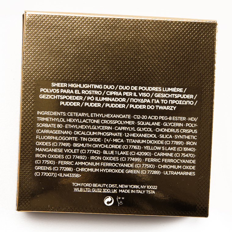 Tom Ford Beauty Reflects Gilt Sheer Highlighting Duo