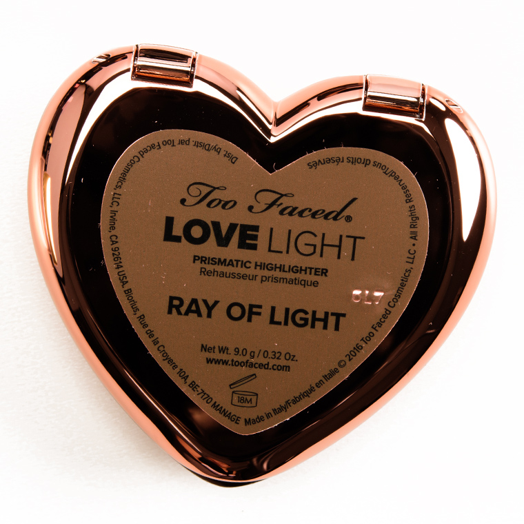 Too Faced Ray of Light Love Light Prismatic Highlighter