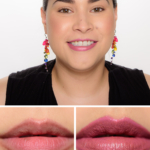 Urban Decay Copycat Topcoat over Violate Vice Lipstick