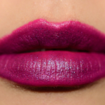 Urban Decay Ritual Topcoat over Menace Vice Lipstick