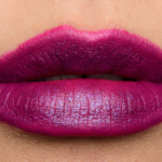 Urban Decay Ritual Topcoat over Menace Vice Lipstick