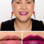 Urban Decay Ritual Topcoat over Menace Vice Lipstick