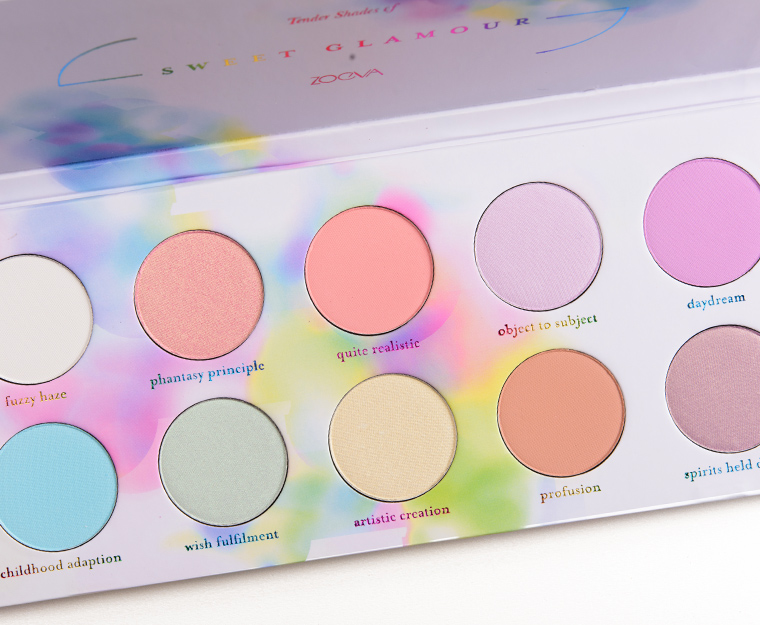 zoeva sweet glamour blush palette