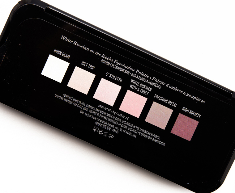 Buxom White Russian on the Rocks Eyeshadow Bar Palette