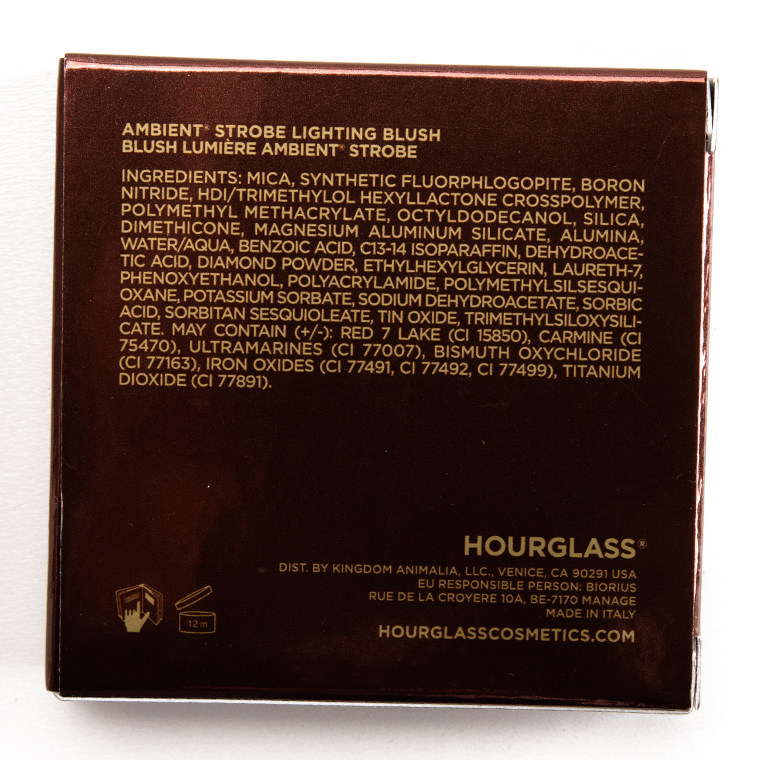 Hourglass Incandescent Electra Ambient Strobe Lighting Blush
