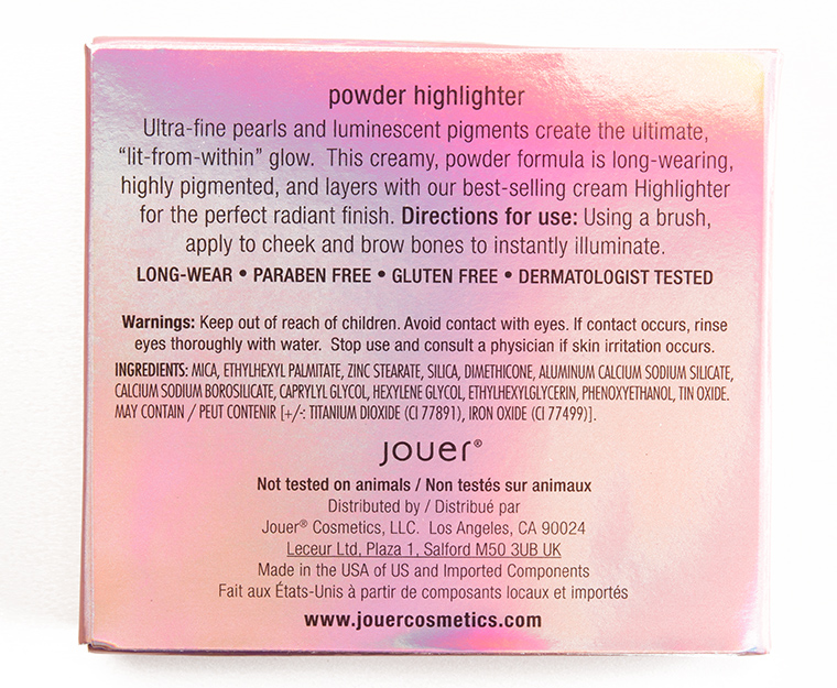 Jouer Rose Gold Powder Highlighter
