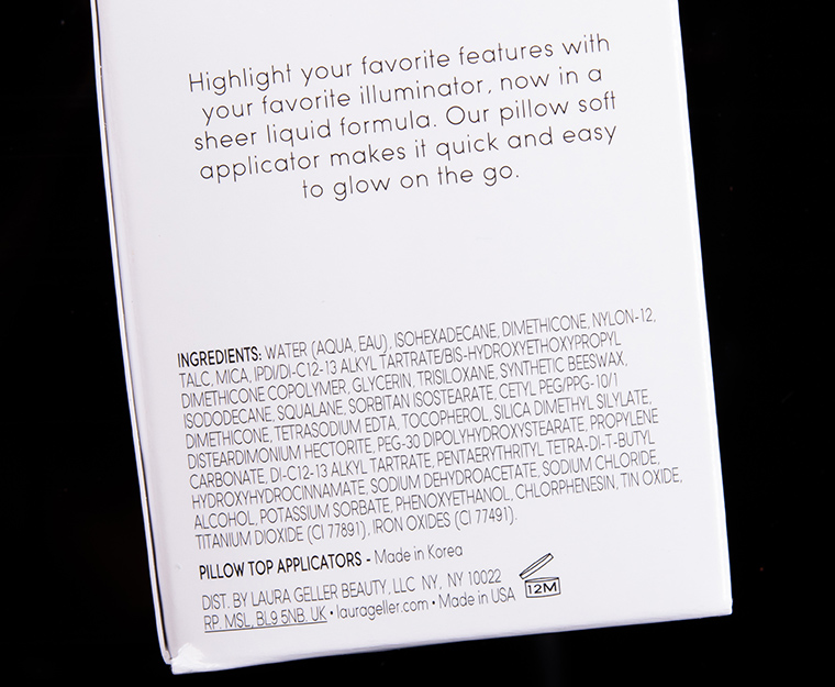 Laura Geller Ballerina Liquid Gelato Pillow Top Illuminator
