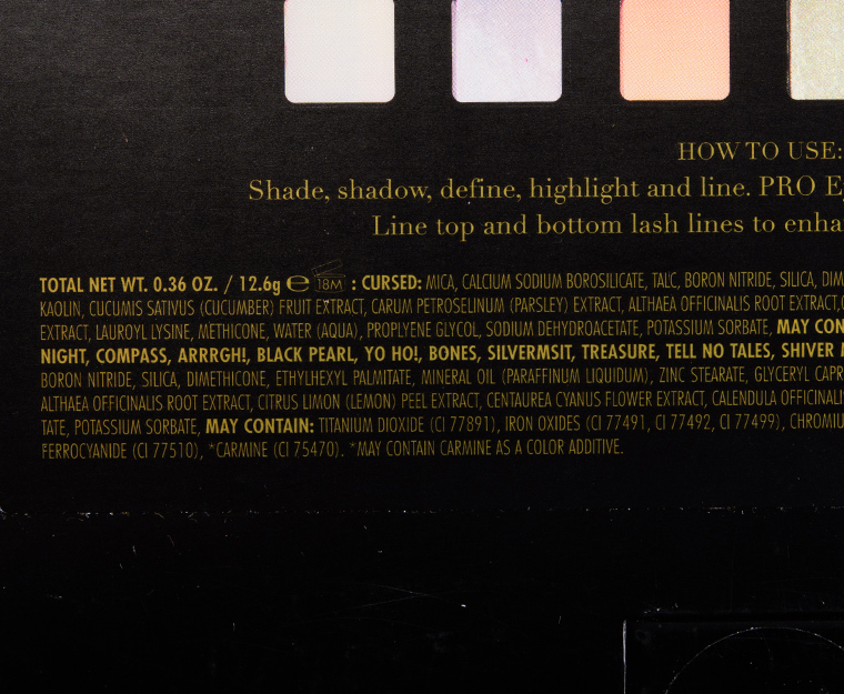 LORAC Pirates of the Caribbean Pirates of the Caribbean Eyeshadow Palette
