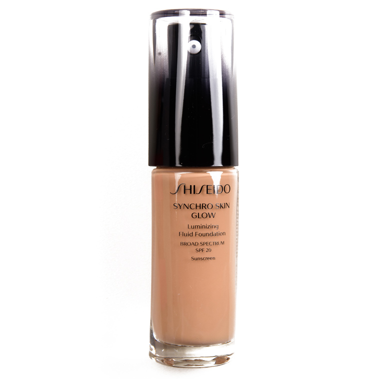 Shiseido Rose 5 Synchro Skin Glow Luminizing Liquid Foundation SPF 20