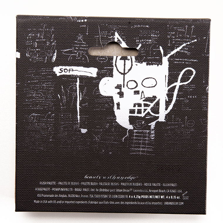 Urban Decay Gallery Jean-Michel Basquiat Blush Palette