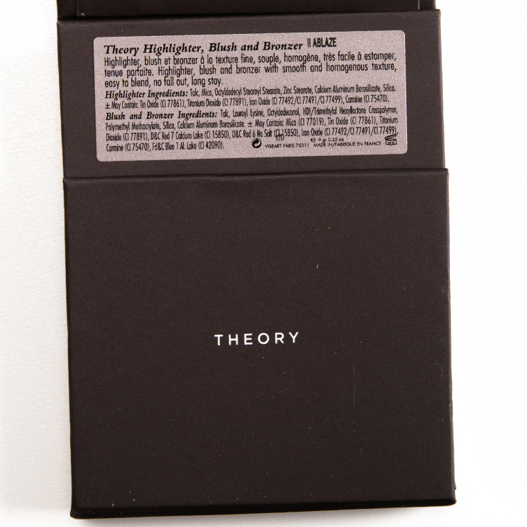 Viseart Ablaze Theory Cheek Palette
