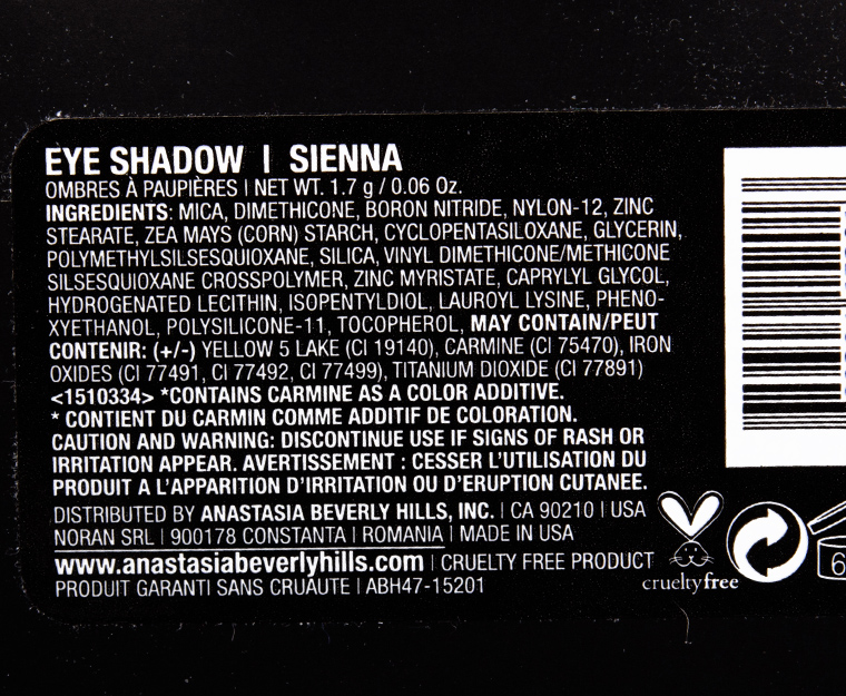 Anastasia Sienna Eyeshadow