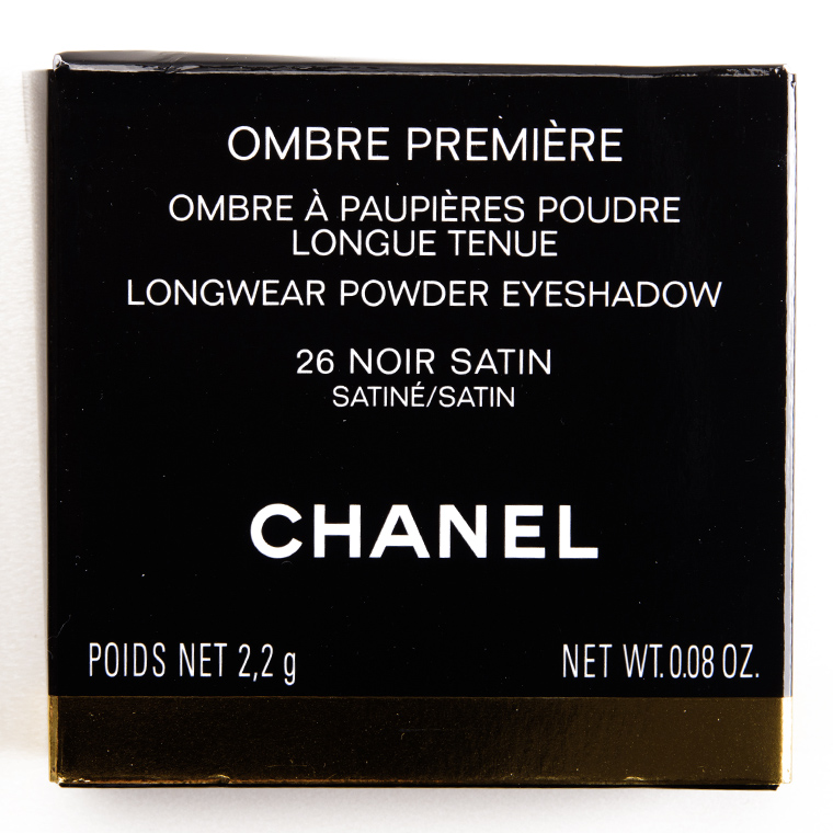 Chanel Noir Satin (26) Ombre Premiere Longwear Powder Eyeshadow