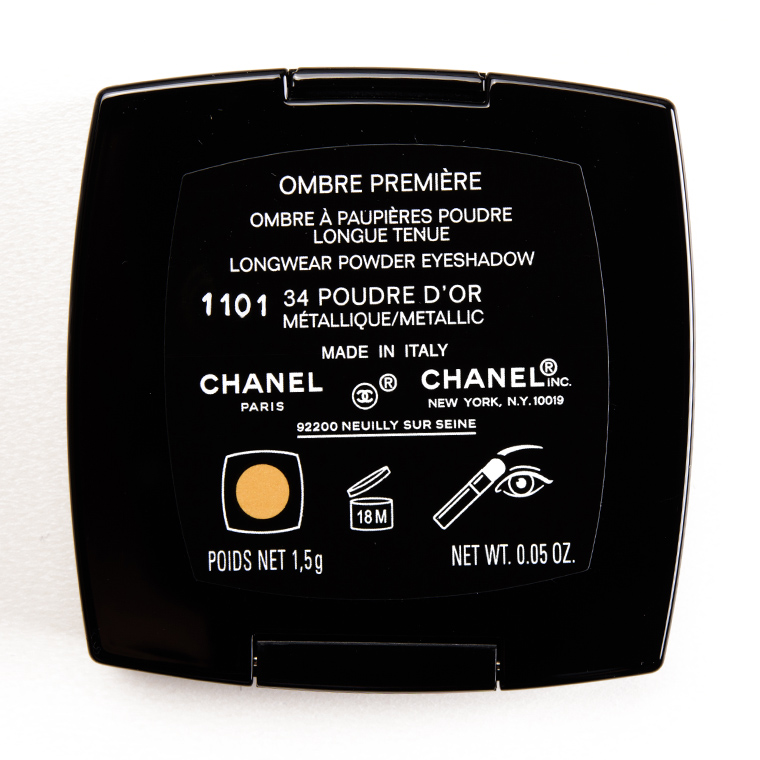 Chanel Poudre d'Or (34) Ombre Premiere Longwear Powder Eyeshadow
