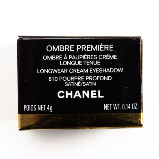 Chanel Pourpre Profond (810) Ombre Premiere Longwear Cream Eyeshadow