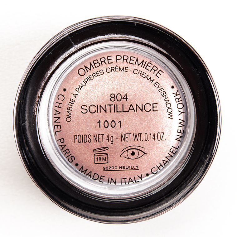  Chanel Ombre Premiere Longwear Cream Eyeshadow for Women,  Scintillance, 0.14 Ounce : Beauty & Personal Care