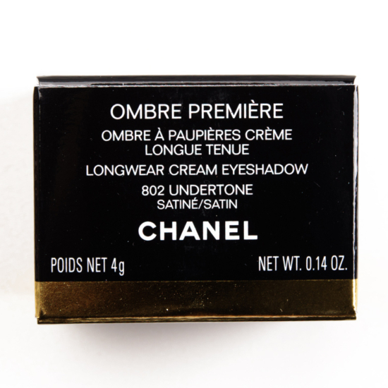Chanel Undertone (802) Ombre Premiere Longwear Cream Eyeshadow Review