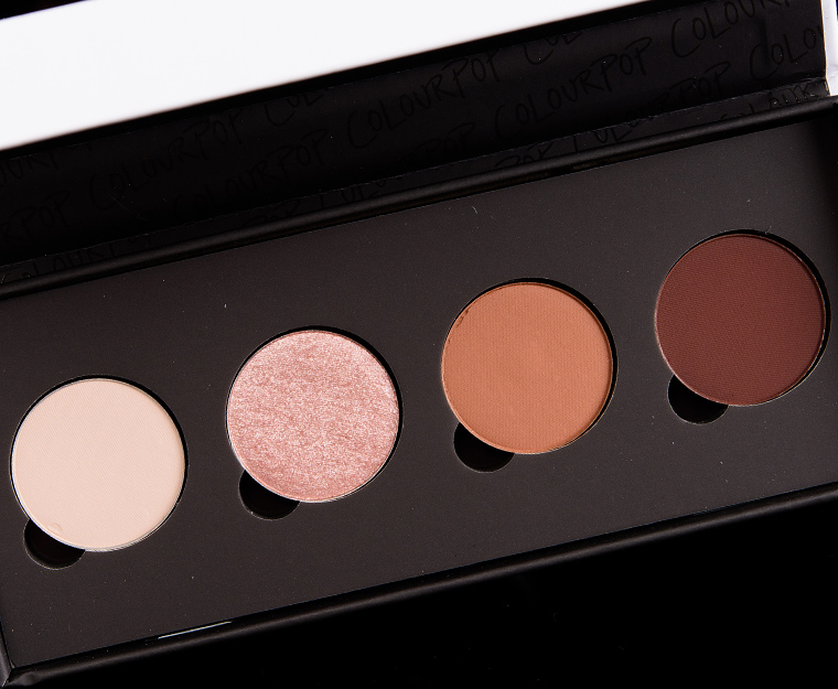 ColourPop Chic-y 4-Pan Pressed Powder Shadow Palette