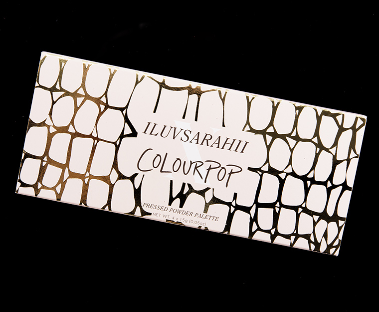 ColourPop Chic-y 4-Pan Pressed Powder Shadow Palette